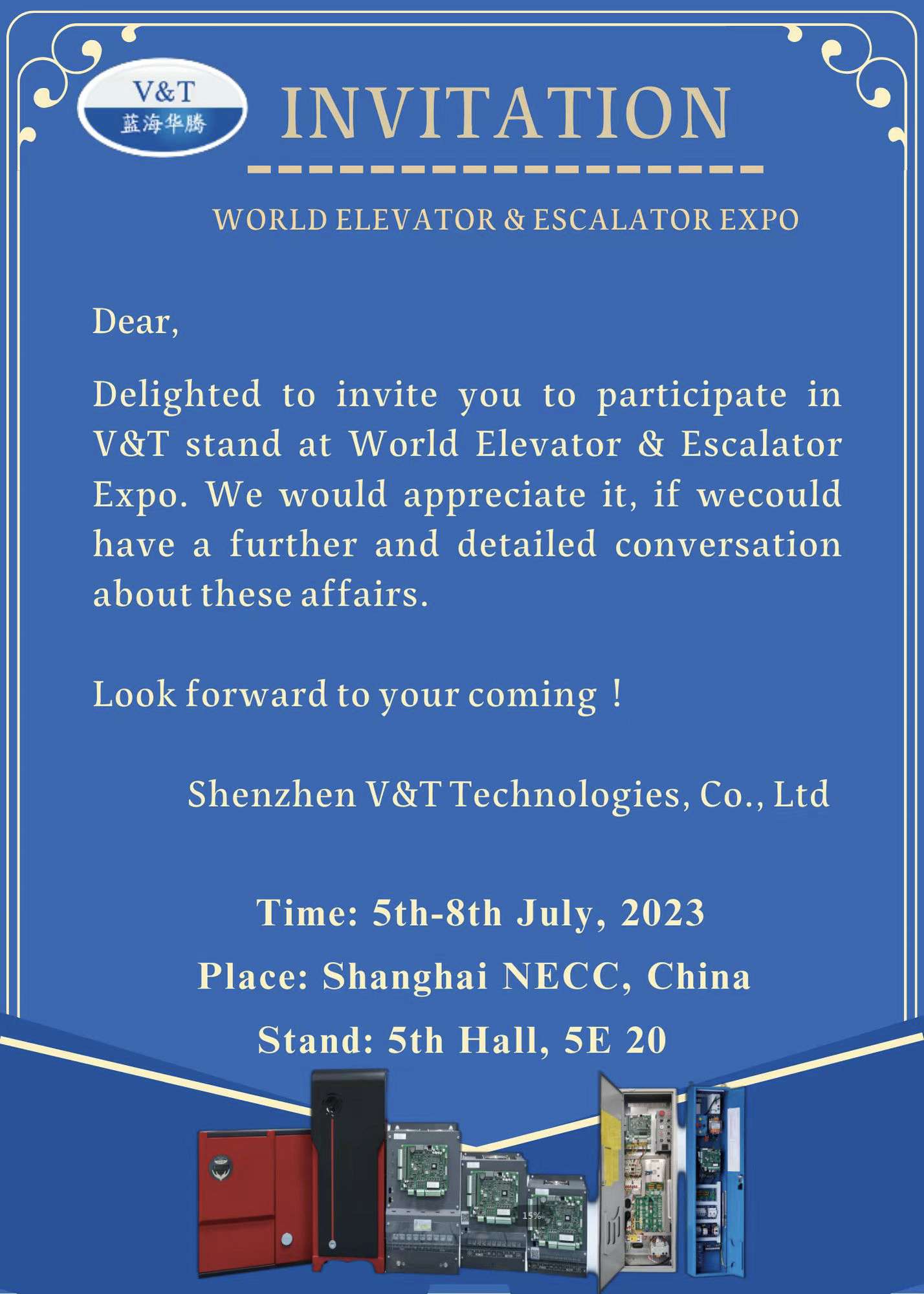 Invitation to Visit Booth at the International Elevator & Escalator EXPO